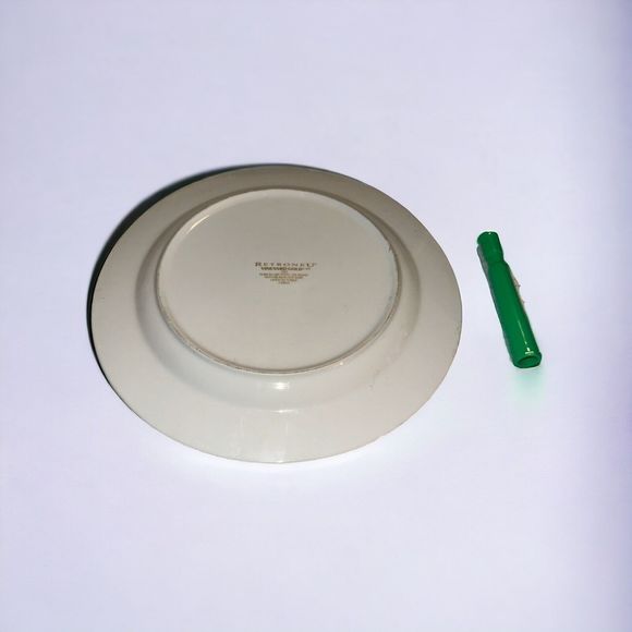 VTG 2000 Retroneu Vineyard Gold 22kt Band 4325 Porcelain Serving Platter  EUC - Picture 3 of 4